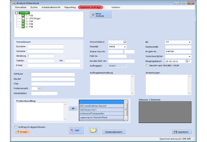 Analyse-Datenbank